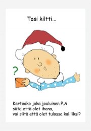 Z12. Tosi kiltti joulu ekortti