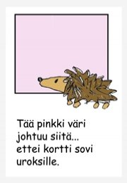 Z7. Pinkki siili ekortti