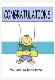 ZE10. Swinging boy ecard