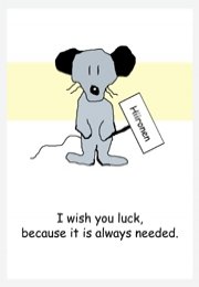 ZE13. Congratulation mouse ecard