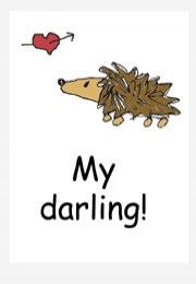 ZE2. Sweet hedgehog ecard