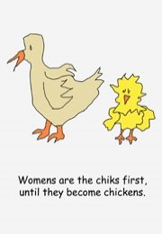 ZE33. Chiks and chickens ecard